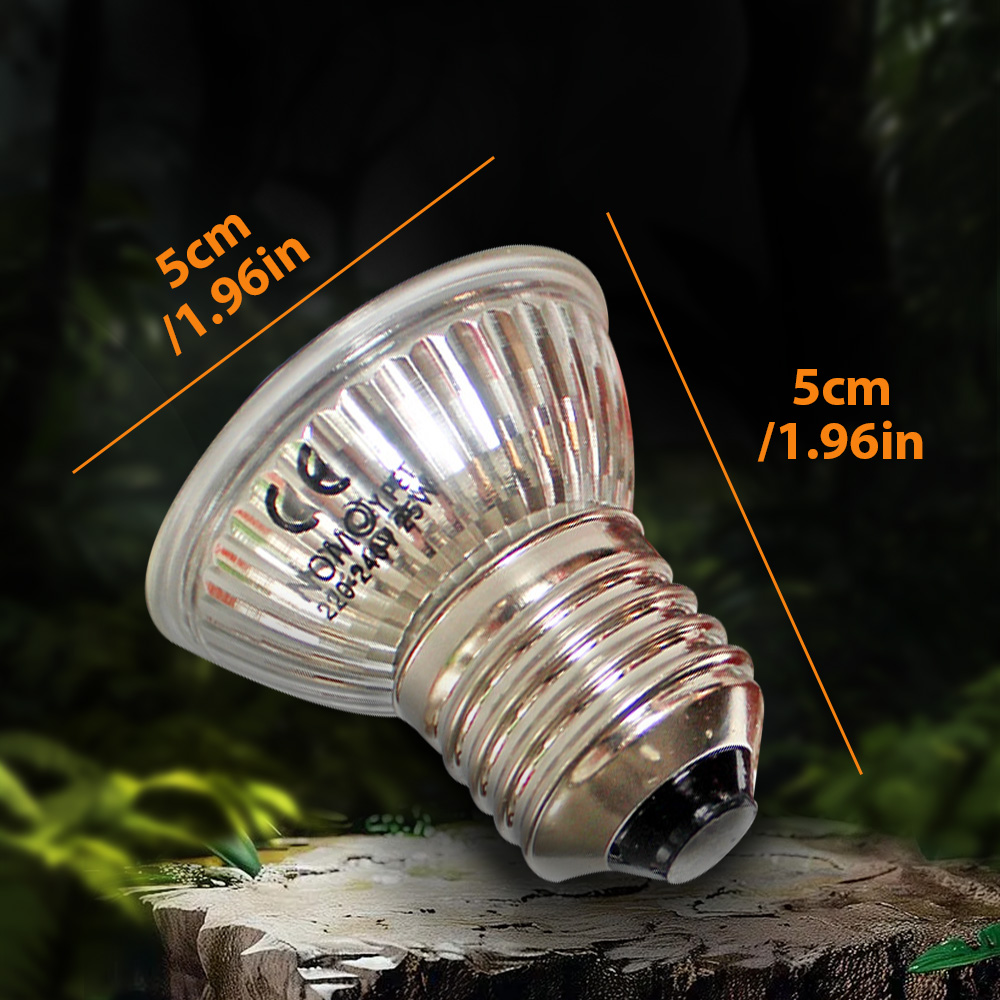 Lámpara UVA UVB de 50W para re - Vitamin D3 Reptile reseña y precio